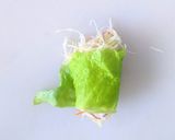 彩り野菜のサンチュ巻きサラダ作り方3写真