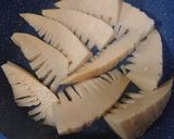 豪快！焼きたけのこ 甘辛しょう油味作り方1写真