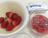 いちごのレアチーズケーキ☆作り方1写真