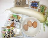 ミネラル煮干し粉おでん♪簡単漢方食養生作り方1写真