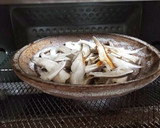 大きいヒラタケ・とろろ昆布の焼きキノコ作り方5写真