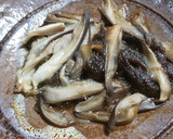 大きいヒラタケ・とろろ昆布の焼きキノコ作り方6写真