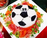 パーティー押し寿司(サッカー)作り方9写真