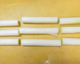 切り込みで食べやすい白ねぎの豚ばら肉巻き作り方1写真