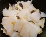 たらと白菜の炊飯器煮込み作り方3写真