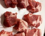 簡単!ビールで豚肉も柔らかケチャップ煮作り方1写真