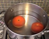 トマトとバジルの冷製パスタ作り方2写真