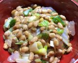 納豆マグロ丼作り方1写真