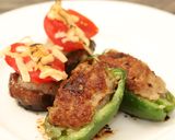 おいしさアップ！ 椎茸とピーマンの肉詰め作り方16写真