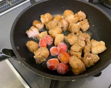 五目野菜の甘酢餡を酢豚にしました作り方3写真