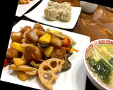 五目野菜の甘酢餡を酢豚にしました作り方7写真