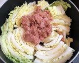【超簡単10分】白菜とツナの煮物作り方1写真