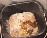 チョコとナッツと豆乳の全粒粉パン作り方1写真