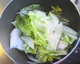 白菜と豆富の旨辛スープ作り方2写真