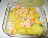 レンジで簡単♪鶏ささみ入りポテトサラダ作り方2写真