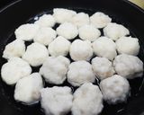 台湾屋台のイカ団子作り方4写真