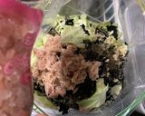 キャベツ ツナ わかめ 塩昆布の和え物作り方2写真