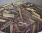 千本ずいきの油揚げで炊いたん作り方2写真
