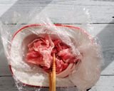 ブロッコリーと塩麹豚こま肉炒め作り方2写真