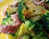 ブロッコリーと塩麹豚こま肉炒め作り方6写真