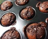 小さな贈り物チョコinココアカップケーキ作り方9写真