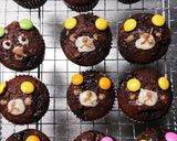 小さな贈り物チョコinココアカップケーキ作り方11写真