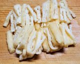 ダシ粉☆白ネギと油揚げのパラパラ炒め作り方2写真