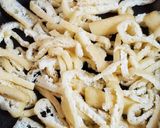 ダシ粉☆白ネギと油揚げのパラパラ炒め作り方3写真
