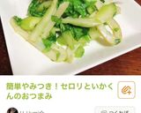 セロリとさきいかの簡単一品作り方3写真