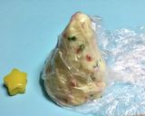 パプリカきらめくハムポテトサラダのツリー作り方8写真