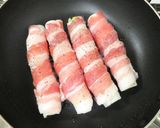 切り込みで食べやすい白ねぎの豚ばら肉巻き作り方11写真