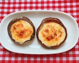 マヨチーズに白だし椎茸焼き作り方2写真