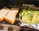 時短！冷凍ブロッコリーと冷凍パン同時調理作り方2写真