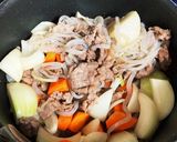 福菜向け、カレー風味の洋風肉じゃが作り方3写真