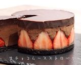 生チョコムースストロベリーケーキ作り方1写真