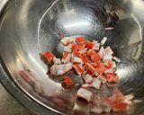 カリフラワーとかにかまの辛子醤油和え作り方2写真