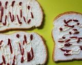 息子の軽食卵ロールサンドイッチ作り方3写真