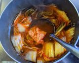 白菜と豆富の旨辛スープ作り方5写真