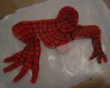 キャラ弁☆簡単『スパイダーマンのお弁当』作り方5写真
