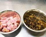 高菜とベーコンのパスタ作り方2写真
