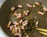 高菜とベーコンのパスタ作り方3写真