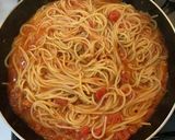 ツナとモッツァレラチーズのトマトパスタ作り方3写真