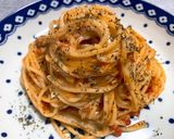 ツナとモッツァレラチーズのトマトパスタ作り方5写真
