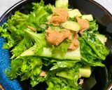 ツナとわさび菜の中華風サラダ作り方3写真
