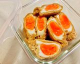 お弁当用♡私的♡稲荷味の油揚げ玉子♡作り方20写真