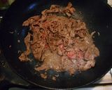 きのこ牛肉入りきんぴらごぼう作り方5写真