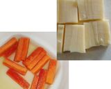 鬼滅の刃おせち②　禰豆子のハム巻き作り方3写真
