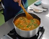 熊谷産！青パパイヤを使ったミネストローネ作り方9写真