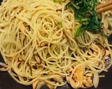 鮭と塩昆布のパスタ作り方5写真