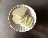 生スピルリナとりんごの2層スムージー作り方1写真